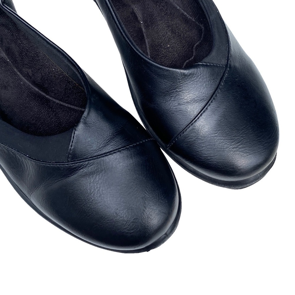 Patrizia by Spring Step black leather flats womens shoes EU 37 US 6.5-7 - Picture 6 of 10